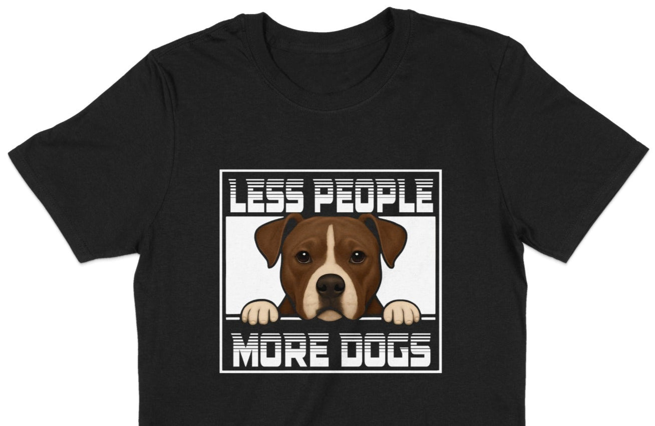 Less People More Dogs Graphic T-shirt product type