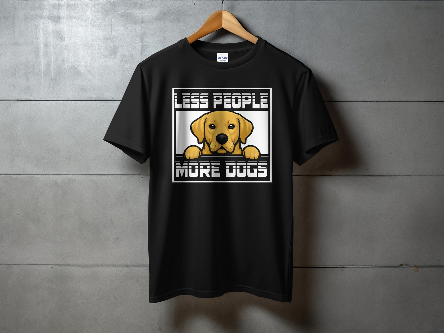 Less People More Dogs Graphic T-shirt product type