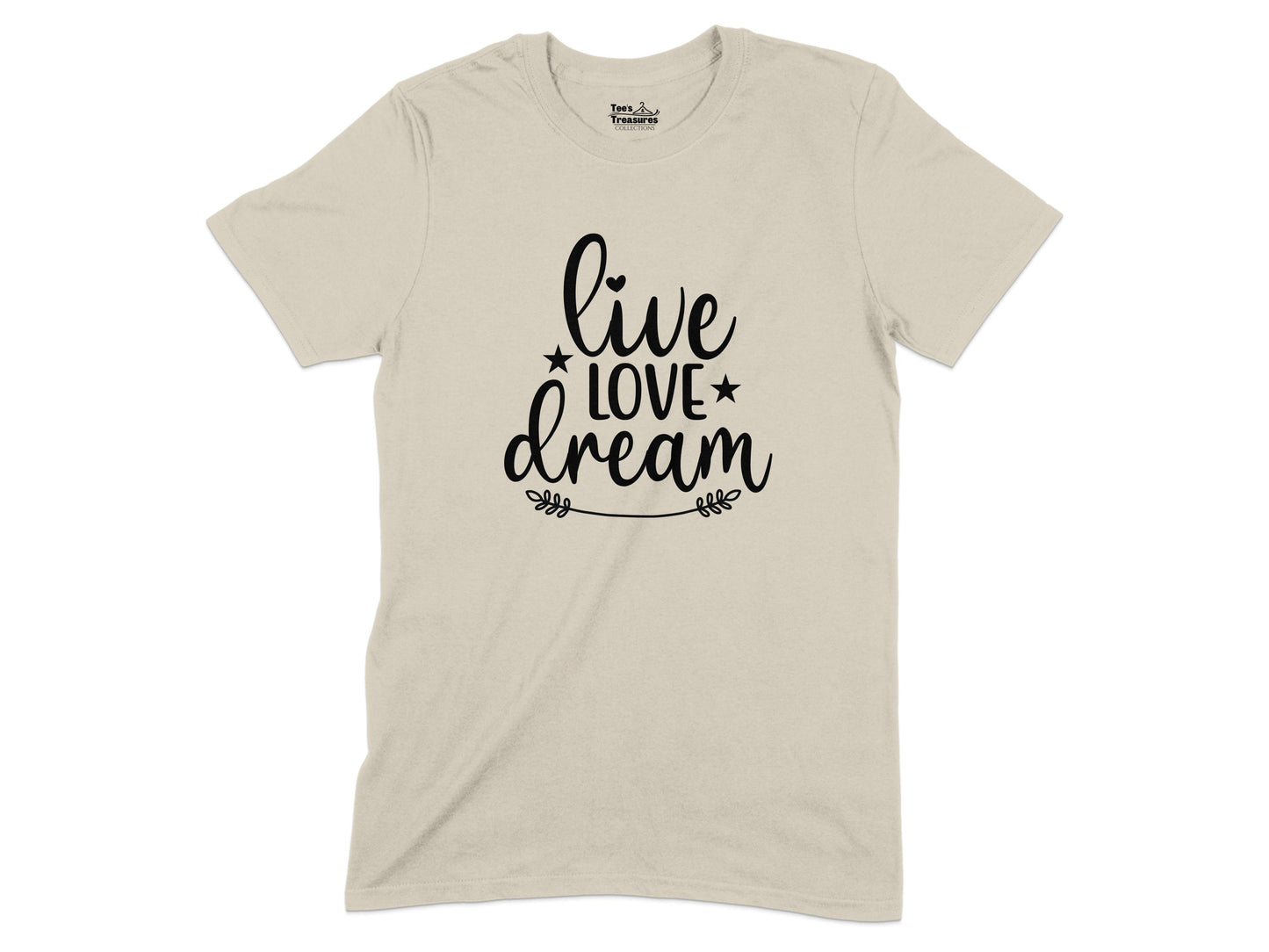 Live Love Dream Graphic Tee Casual Wear Tshirt product
