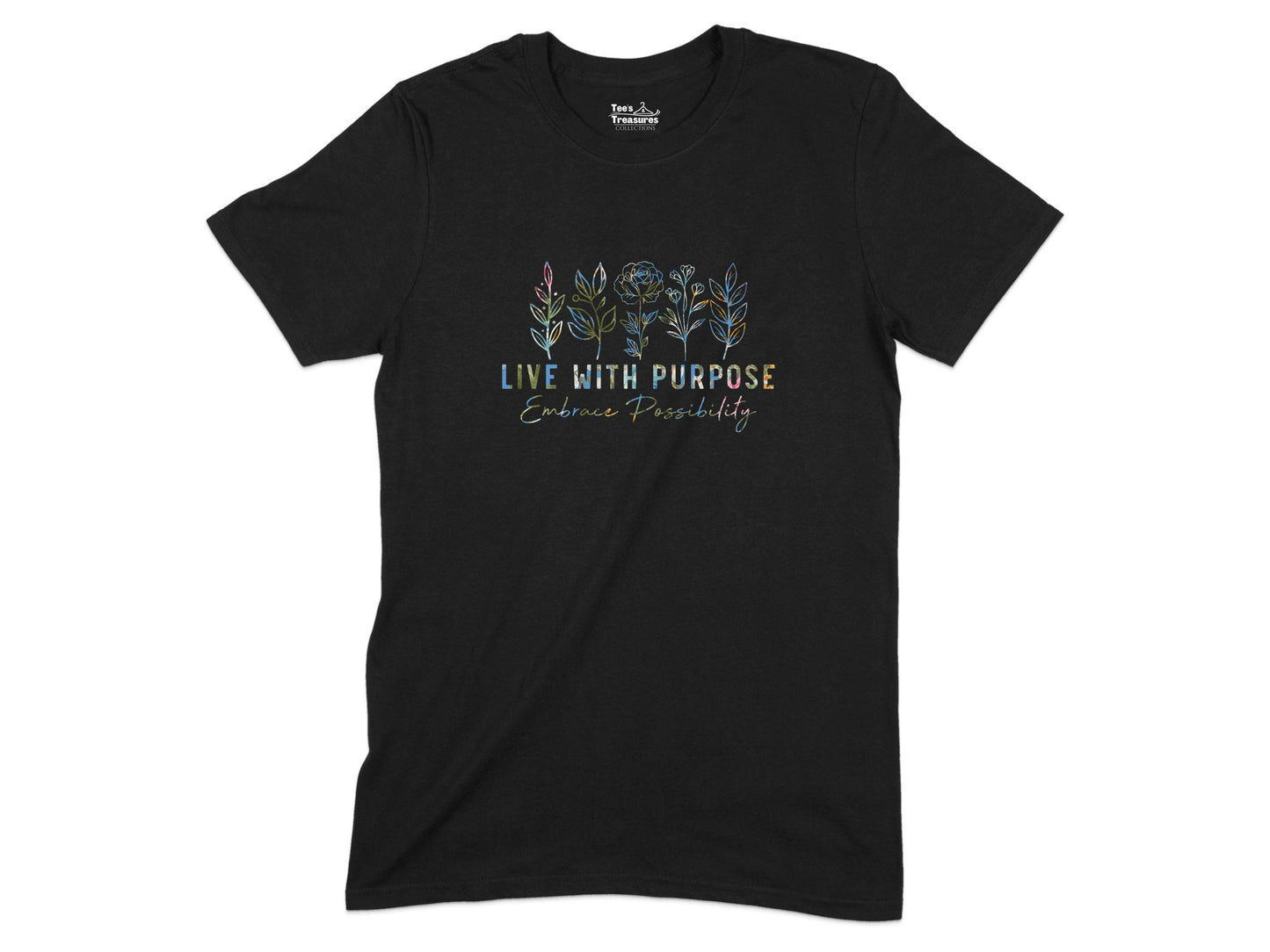 Live With Purpose Embrace Possibility Graphic T-Shirt product