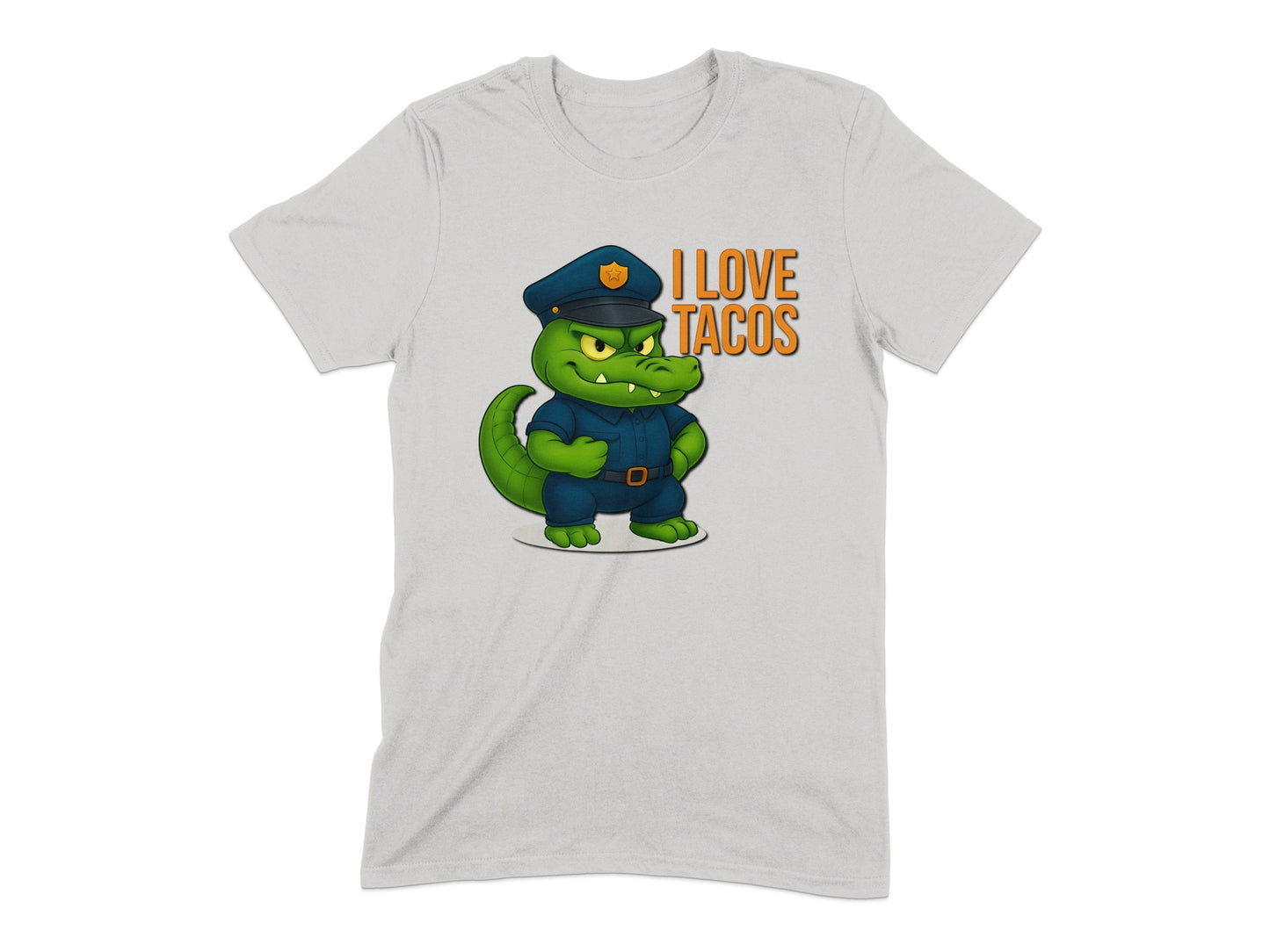 I Love Tacos Alligator Wearing Police Uniform product