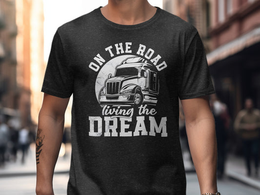 On The Road Living The Dream Graphic T-shirt product type