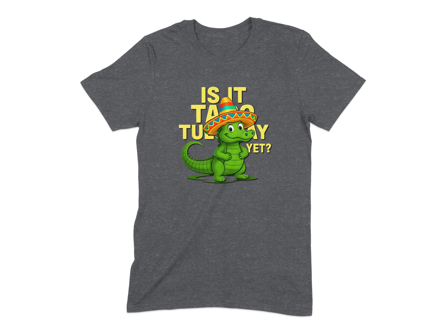 Is It Taco Tuesday Yet Funny Party Dino T-Shirt Product Type