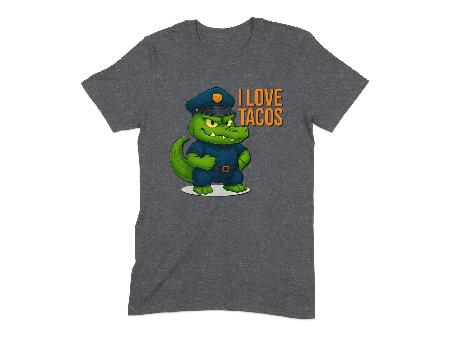 I Love Tacos Alligator in Uniform Graphic product type