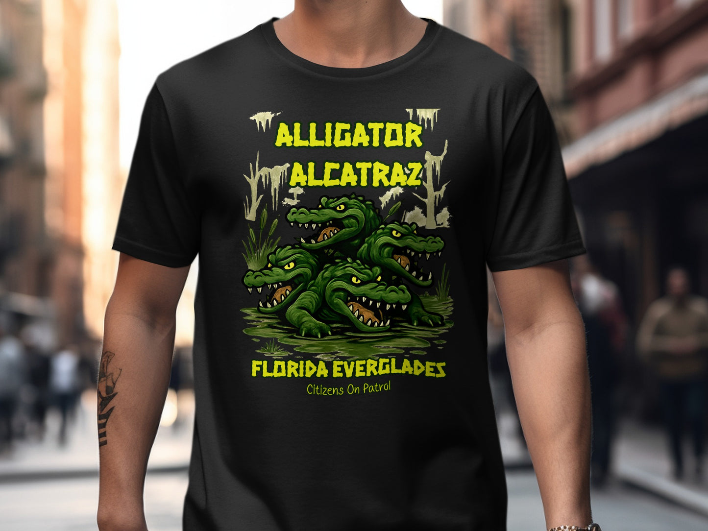 Alligator Alcatraz Florida Everglades T-shirt product