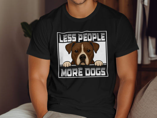 Less People More Dogs Graphic T-Shirt product type