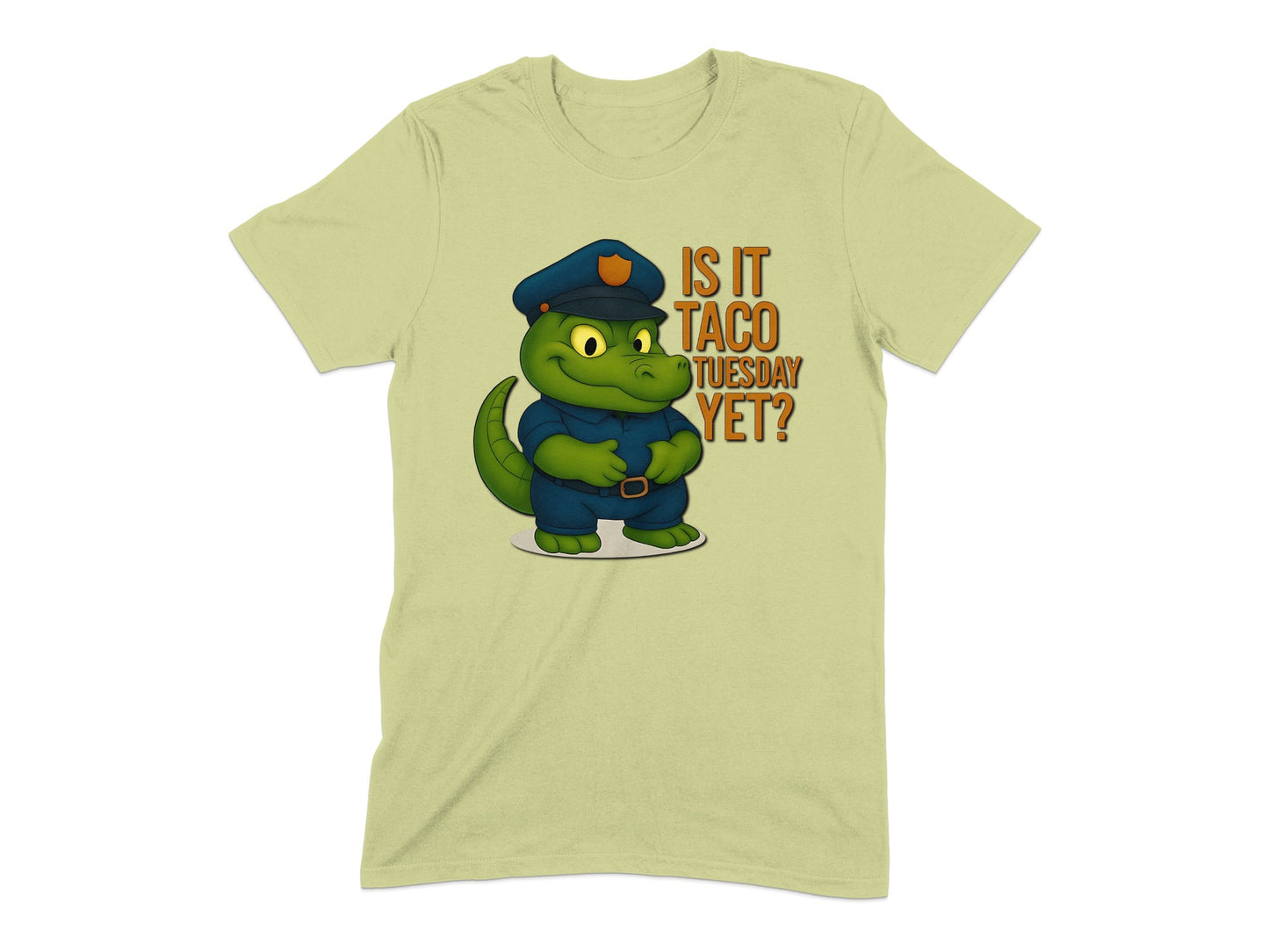 Is It Taco Tuesday Yet Funny Cartoon T-Shirt product type