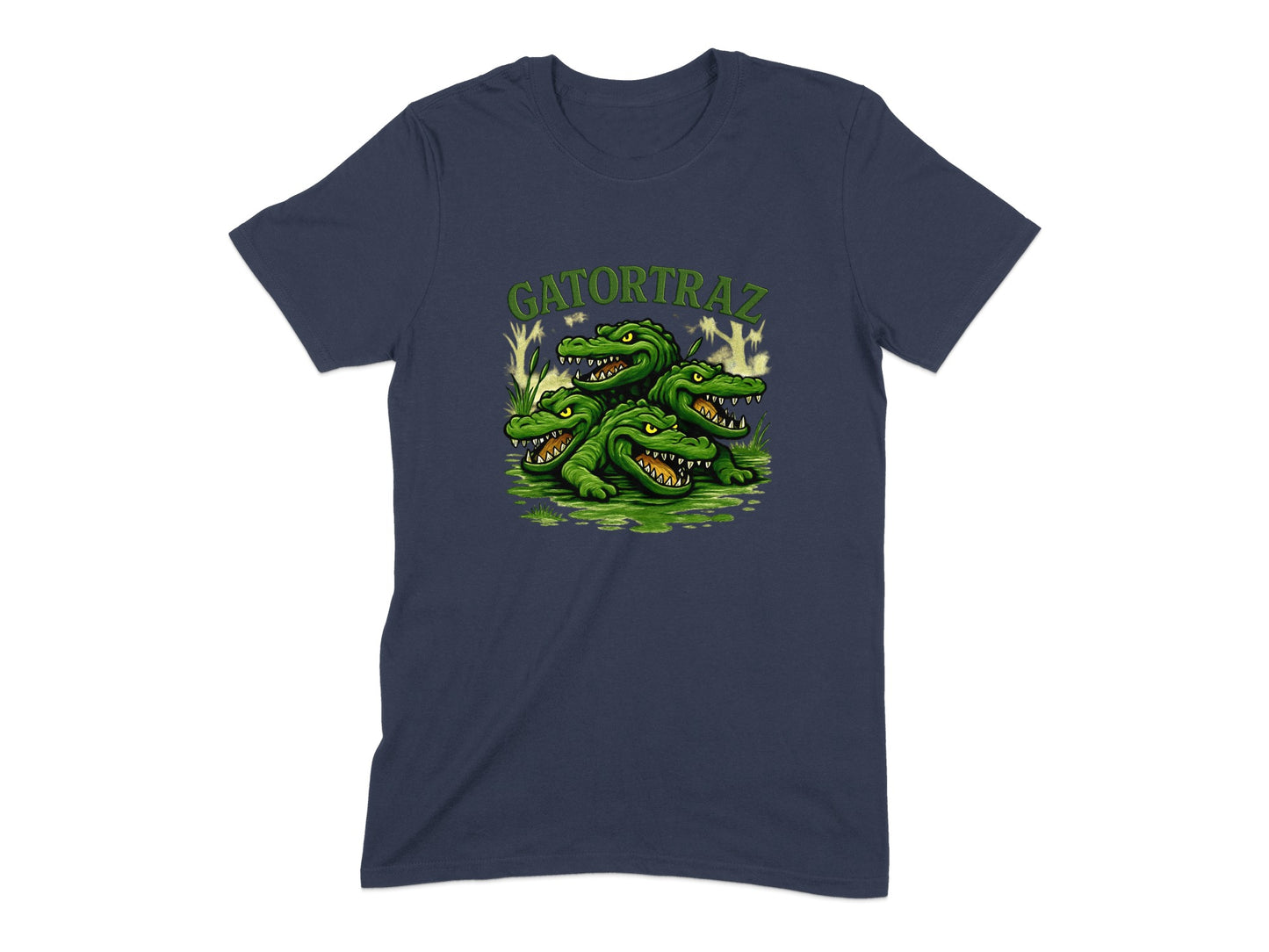 GATORTRAZ Graphic Alligator Navy Blue T-Shirt product