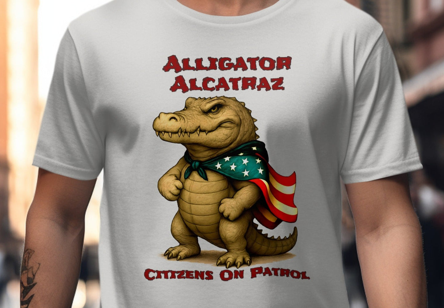 Alligator Alcatraz Citizens On Patrol T-shirt product