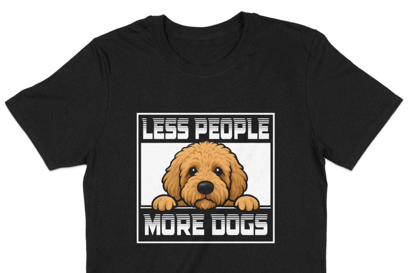 Less People More Dogs Printed T-shirt product