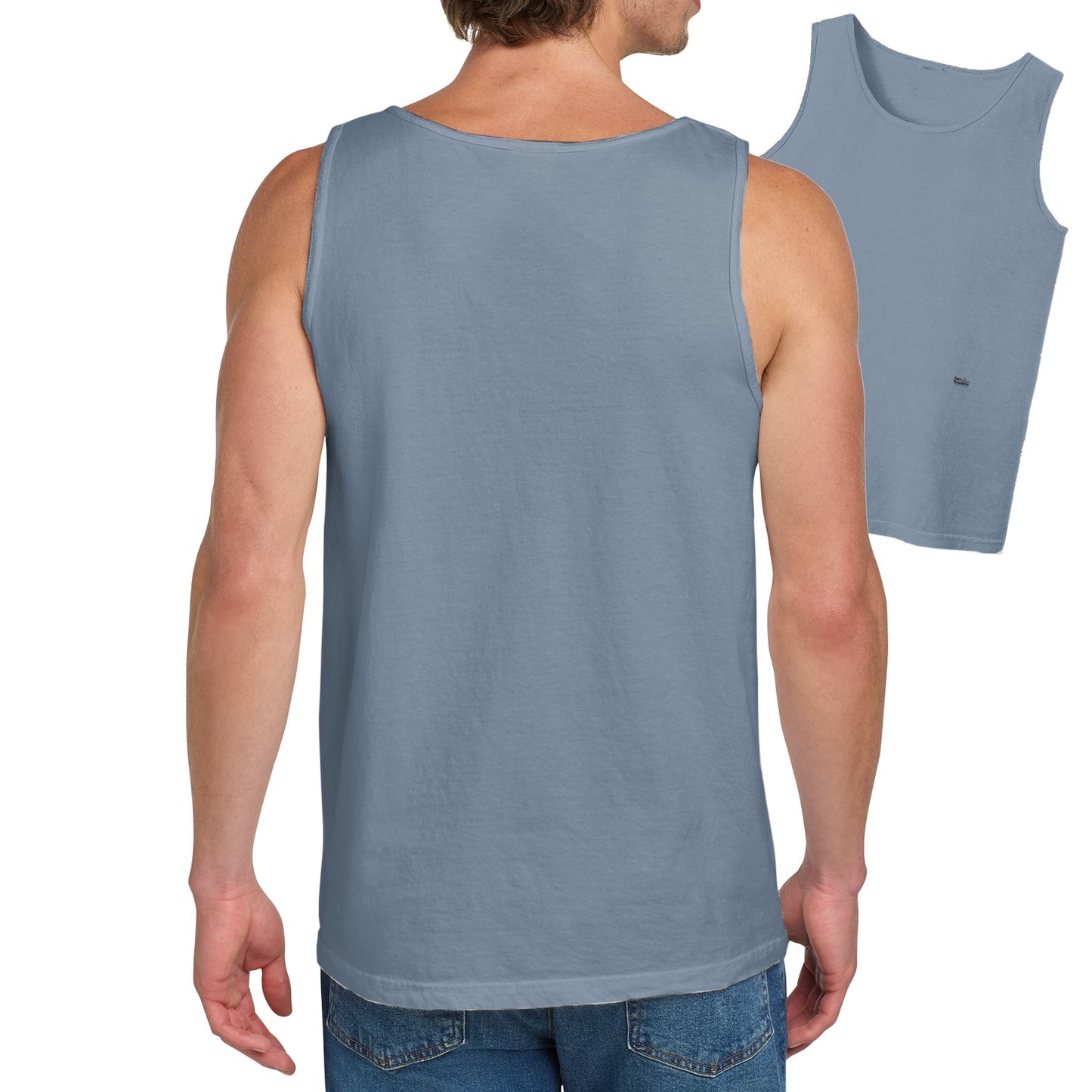 Stylish Sleeveless Blue Tank Top Comfortable product type