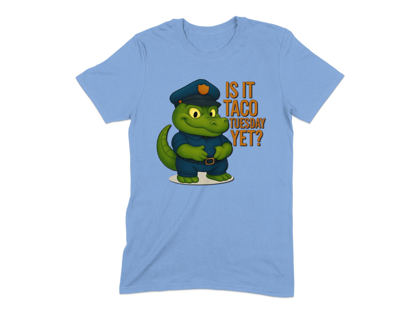 Is It Taco Tuesday Yet Cartoon Police Dinosaur T-shirt product type