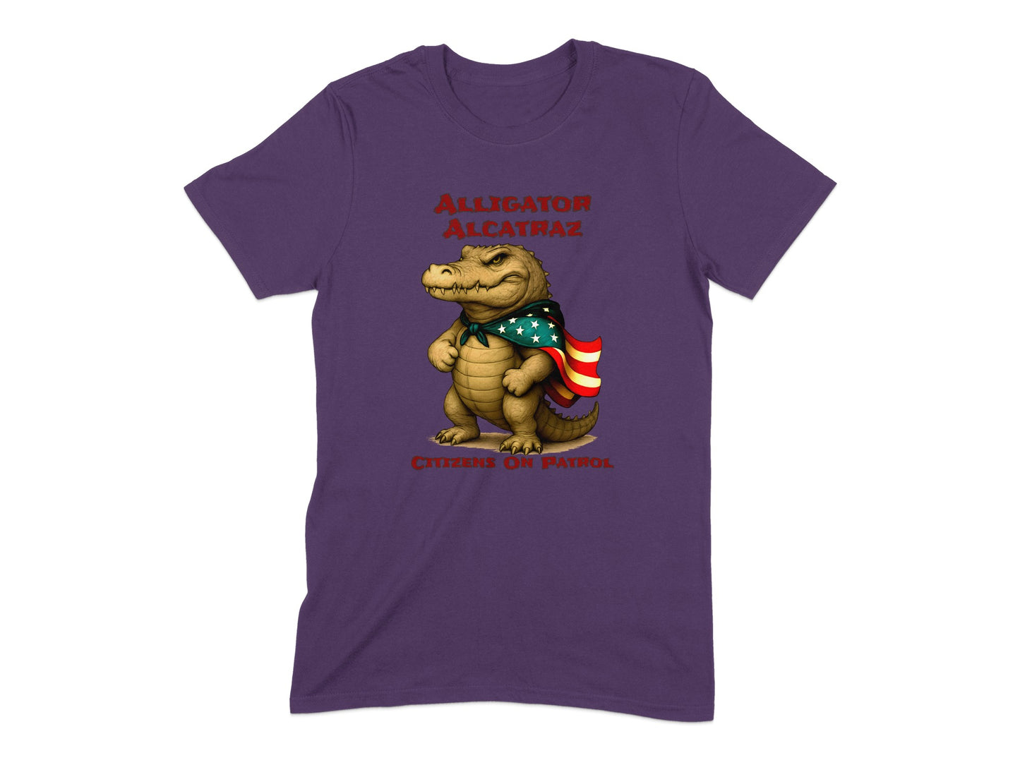 Alligator Alcatraz Citizens on Patrol purple product type