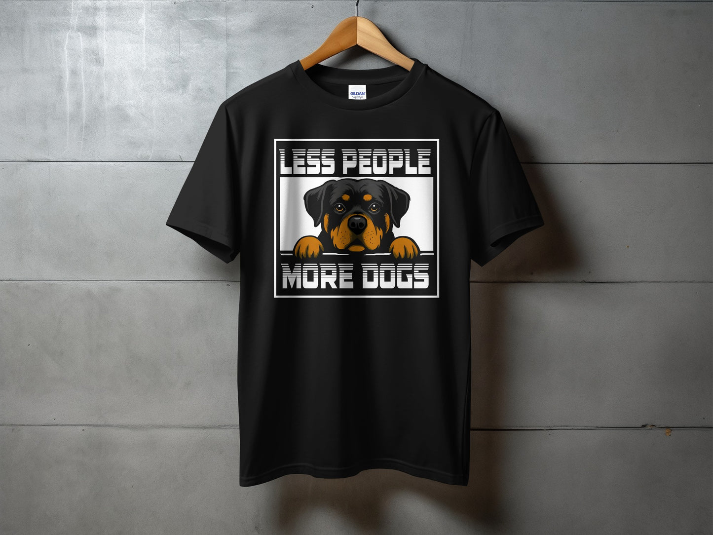Less People More Dogs Graphic T-Shirt product