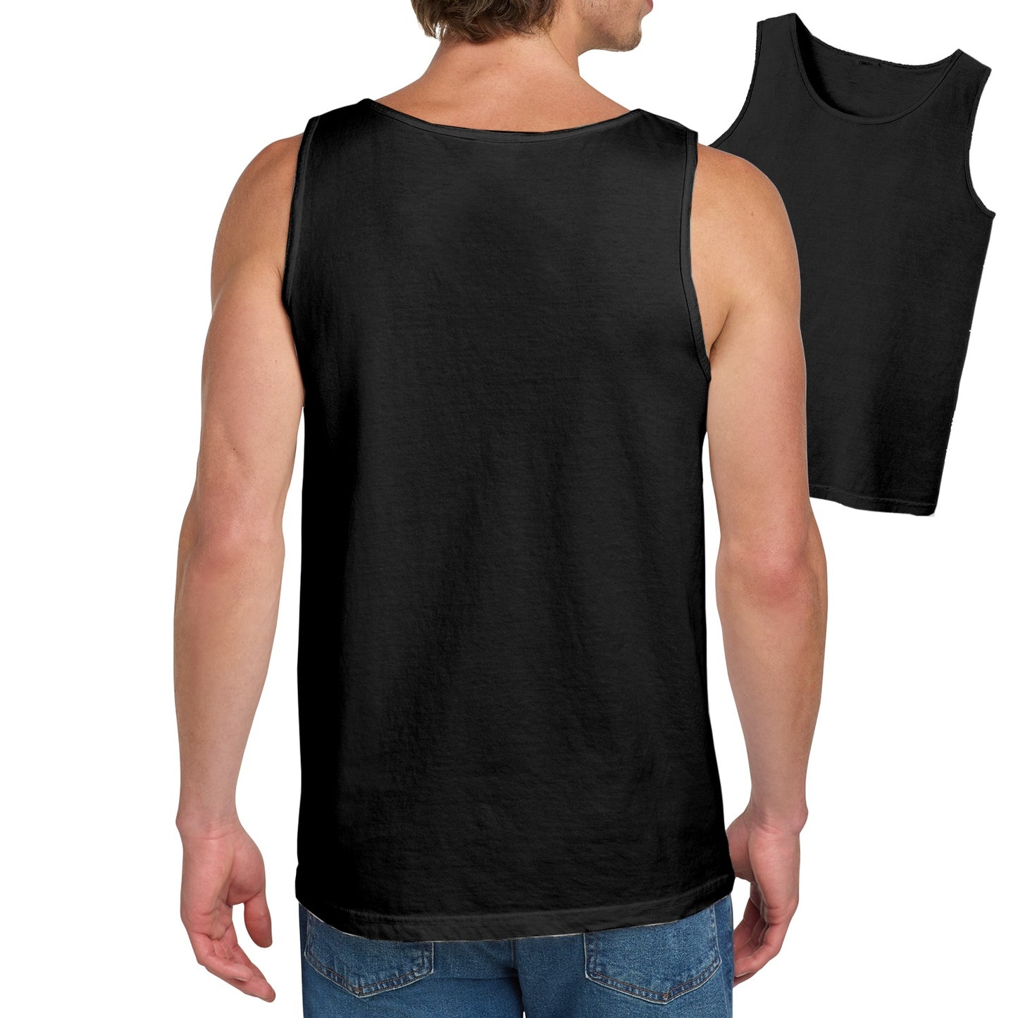 Classic Men's Sleeveless Black Tank Top product type