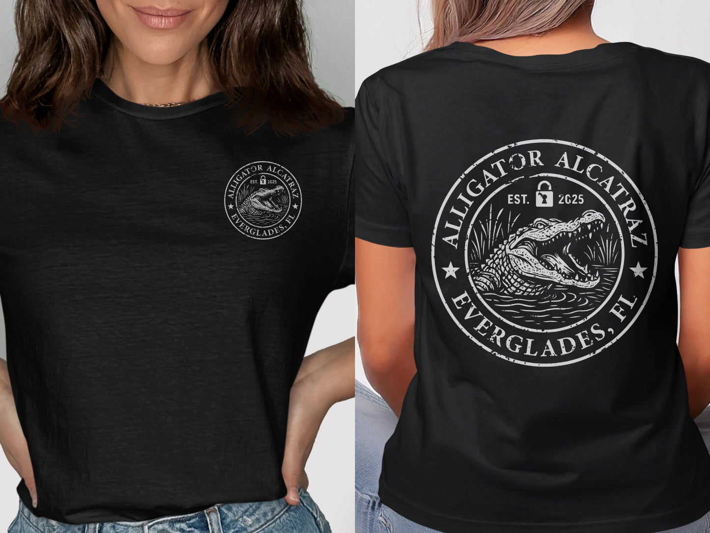 Alligator Alcatraz Everglades FL Graphic T-Shirt product