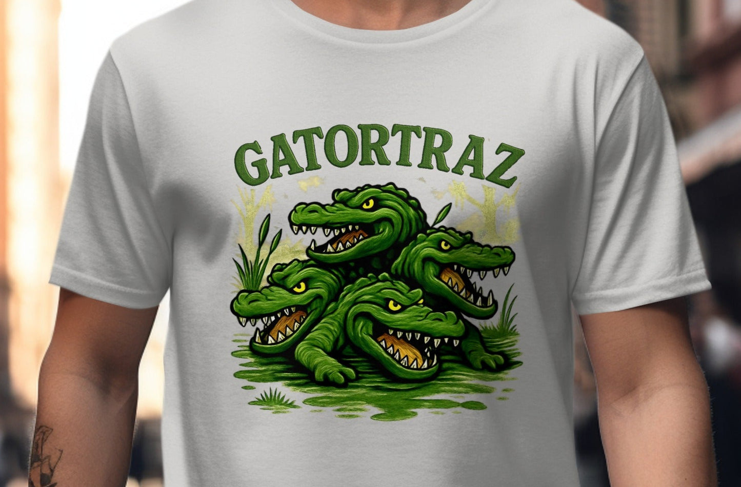 Gatortraz Graphic Five Fierce Alligator Heads Shirt product