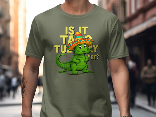 Is It Taco Tuesday Yet Alligator Graphic Shirt product