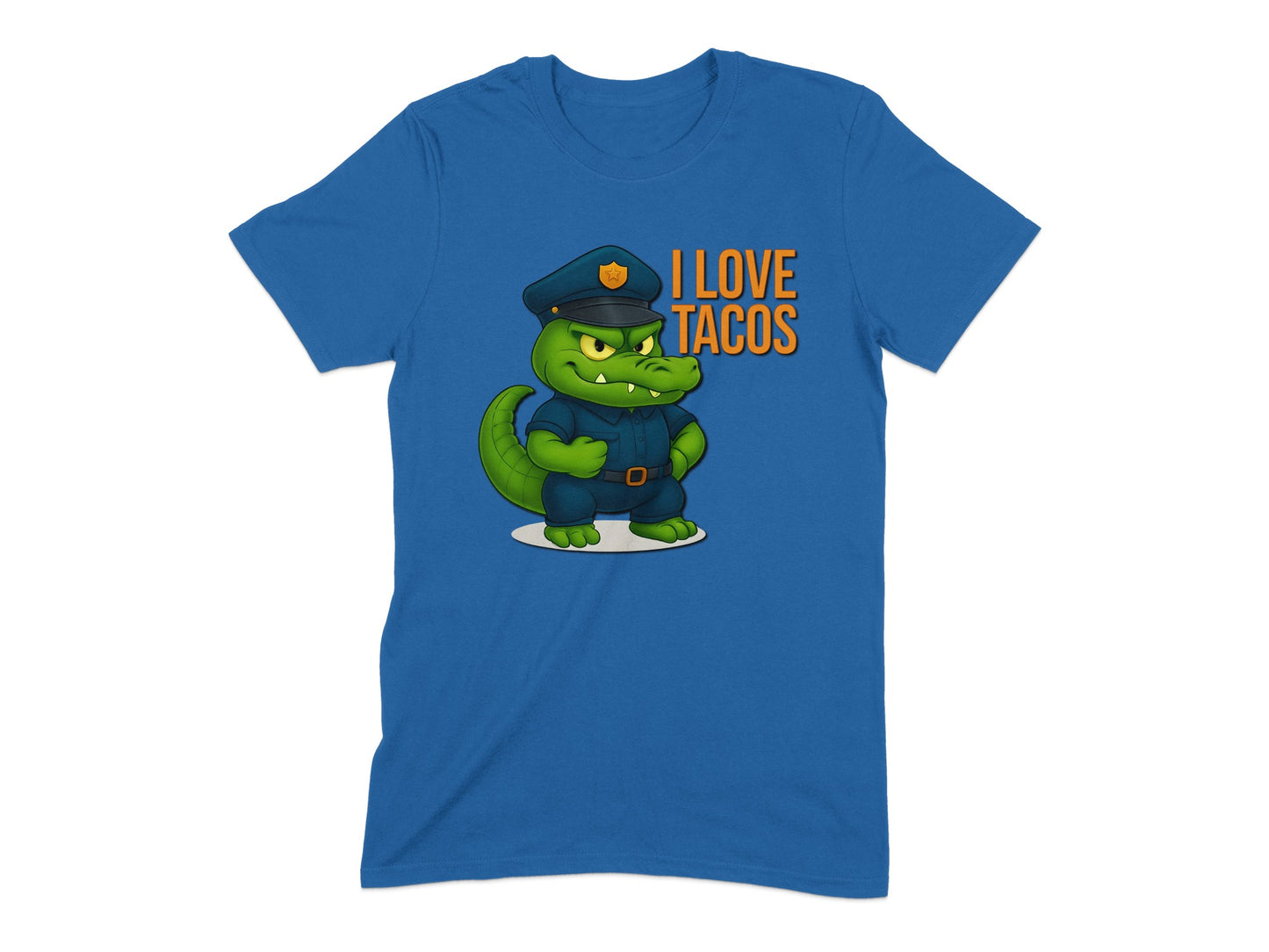 I Love Tacos Alligator Police Officer T-Shirt product type