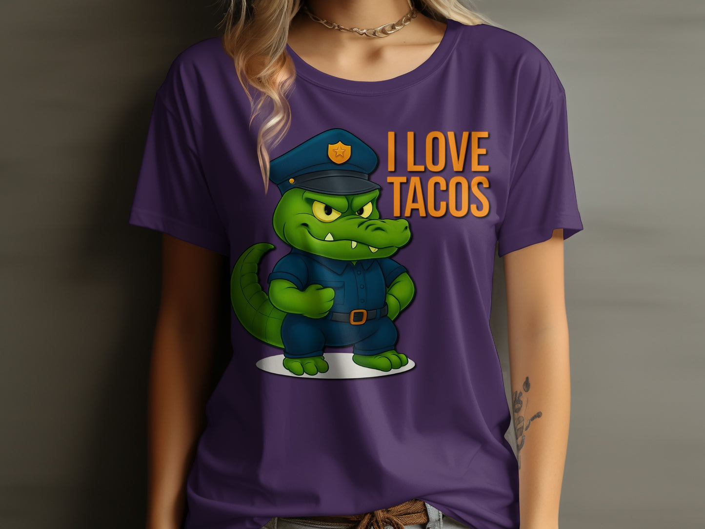I Love Tacos Graphic Casual Wear Top product type