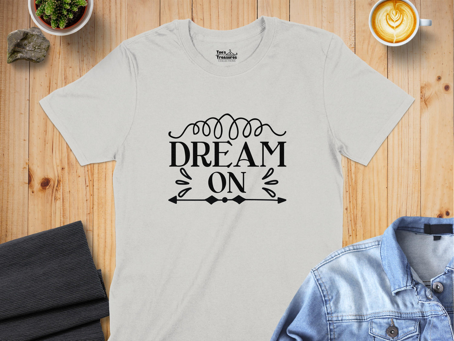 Trendy Graphic Dream On Design Tee Top t-shirt product