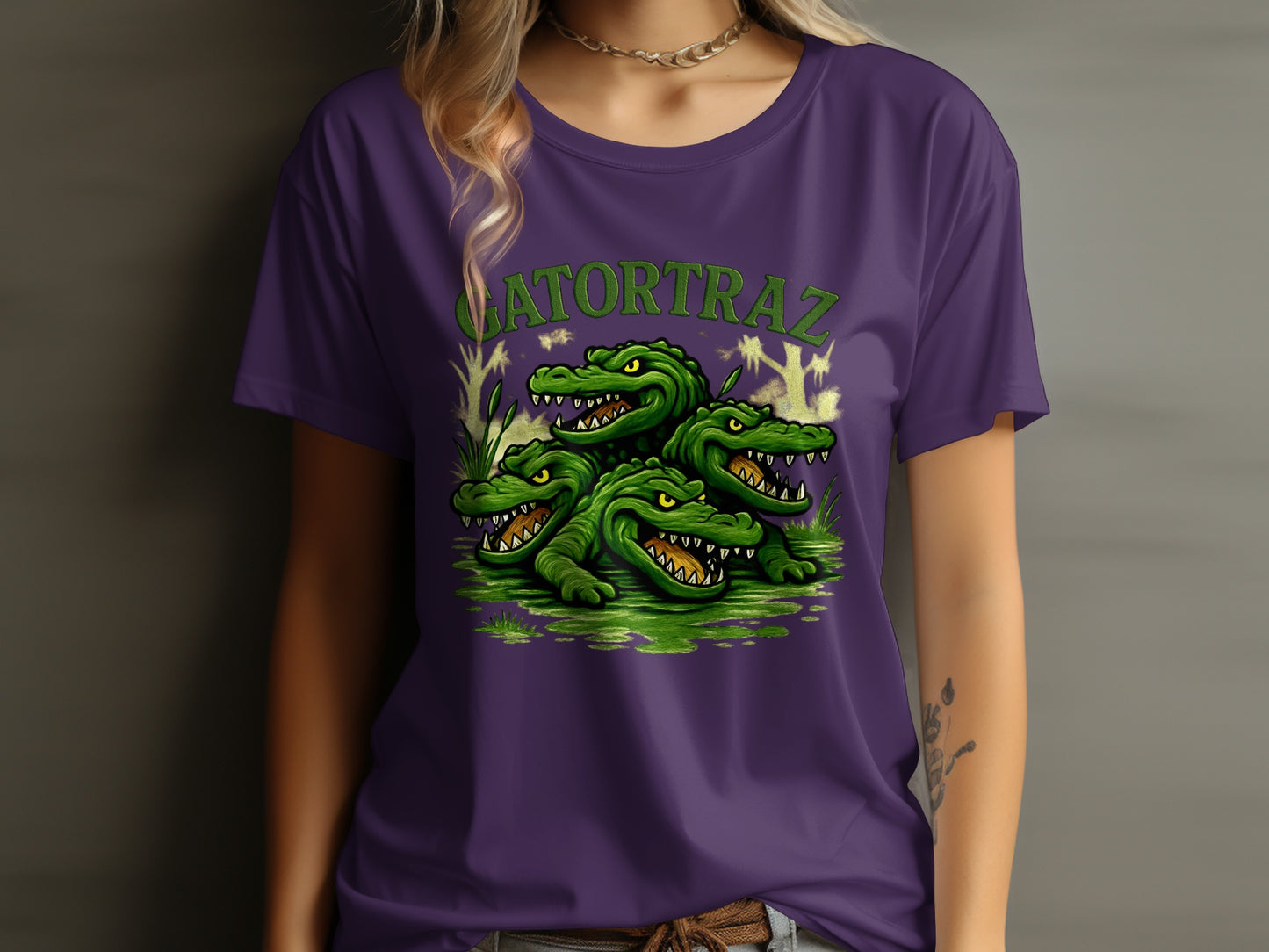 Gatortraz Graphic Purple T-Shirt Casual Wear product type