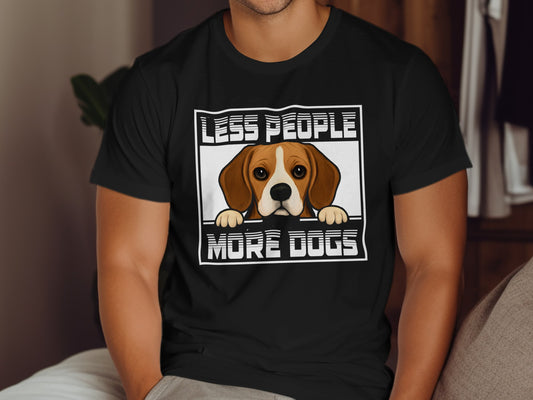 Less People More Dogs Graphic T-Shirt product type