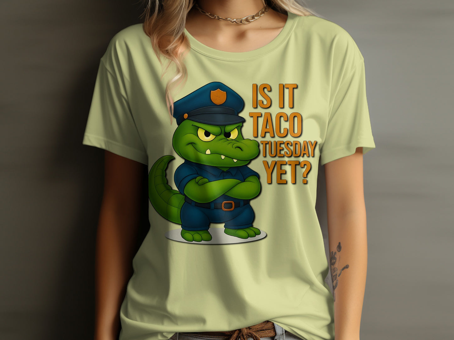 Is It Taco Tuesday Yet Police Alligator Shirt product