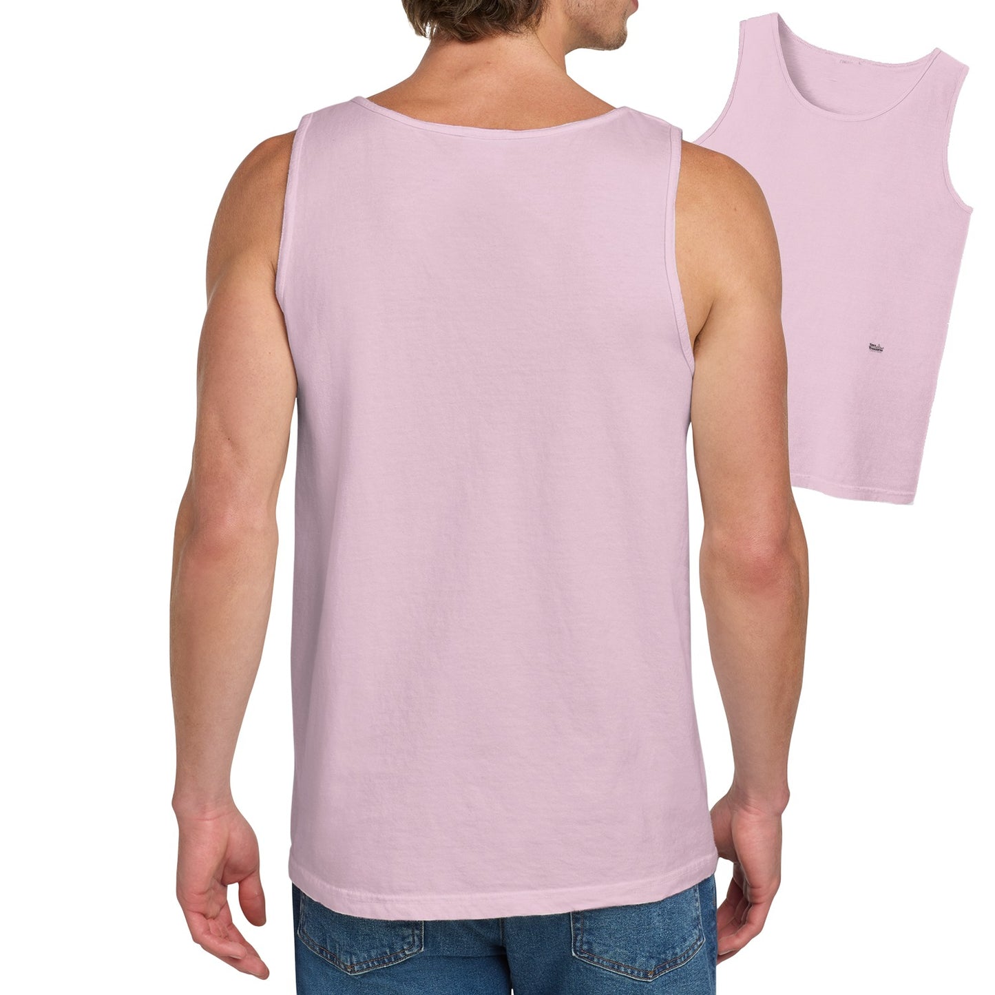 Pastel Pink Sleeveless Casual Comfort Tank Top product