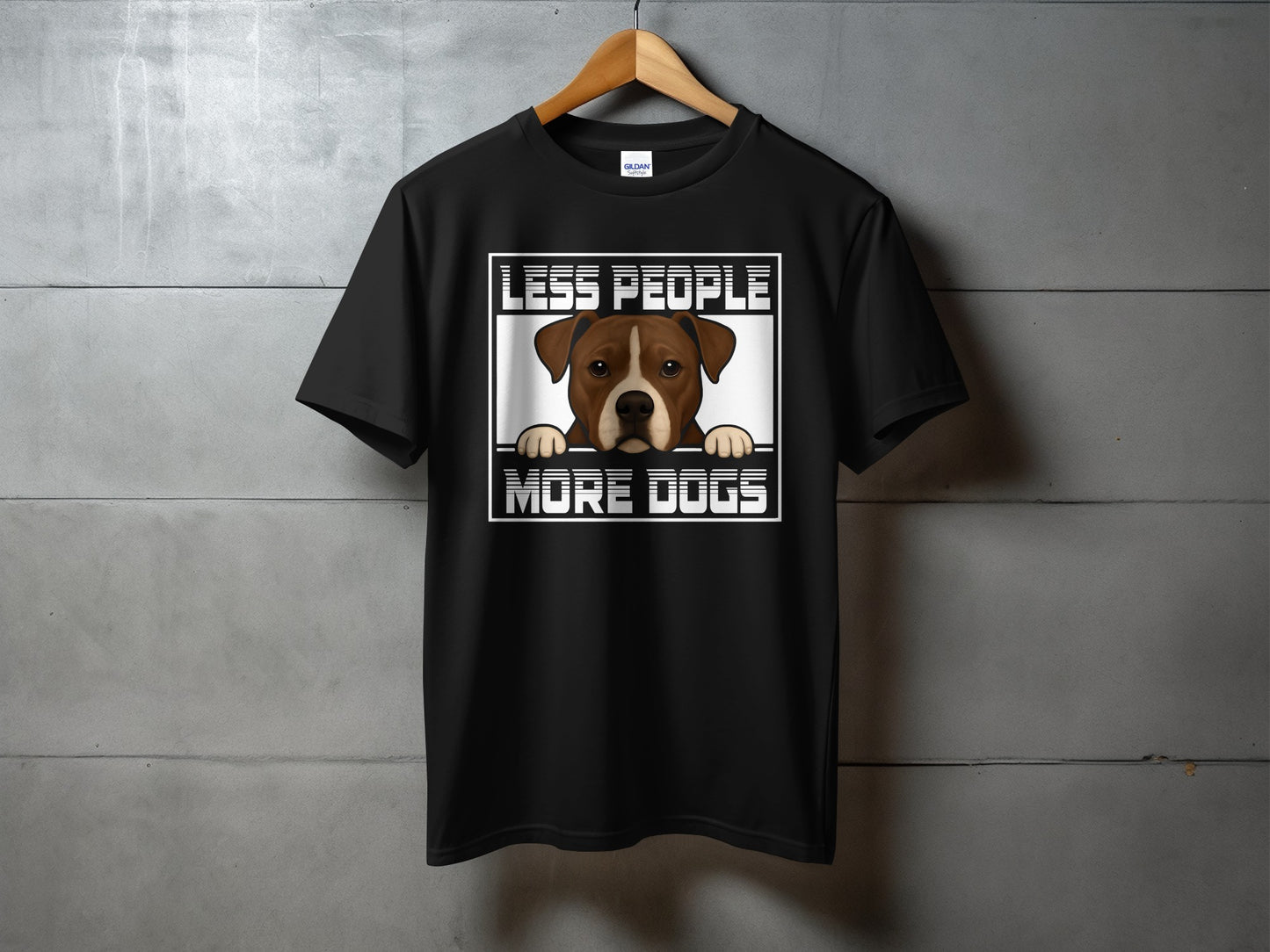 Less People More Dogs Graphic Novelty T-shirt product