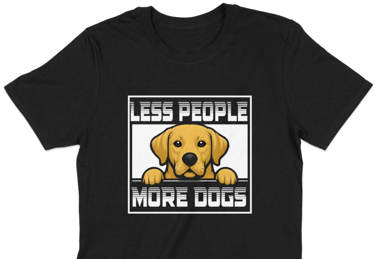 Less People More Dogs Graphic T-Shirt Product
