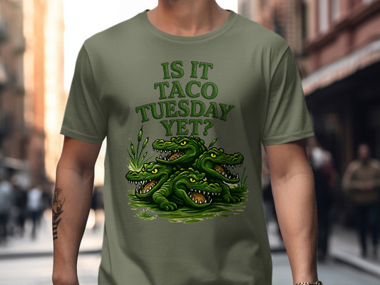 Is It Taco Tuesday Yet Alligator Graphic T-Shirt product