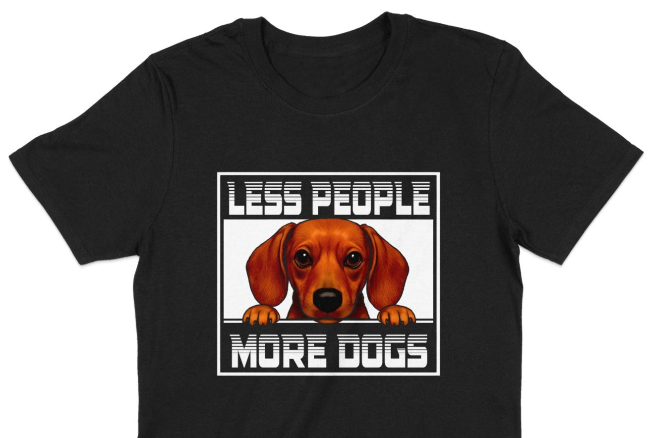 Less People More Dogs Graphic T-Shirt product type