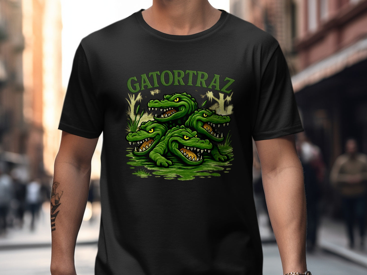Gatortraz Graphic Menacing Alligator Head T-shirt product
