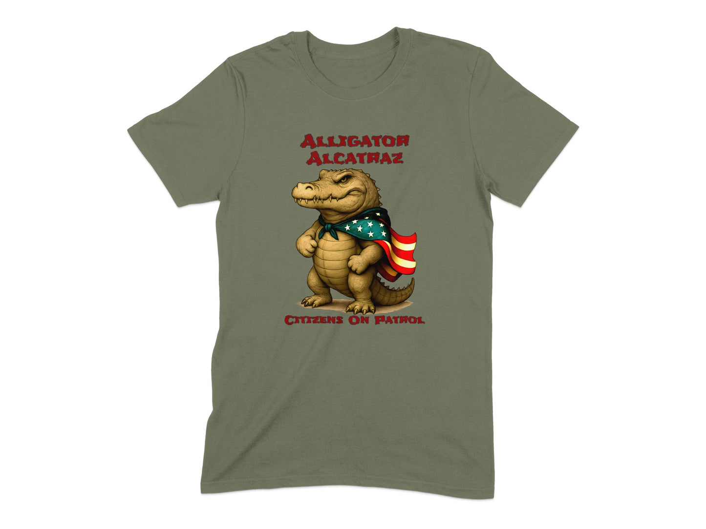 Alligator Alcatraz Citizens On Patrol Graphic Shirt product