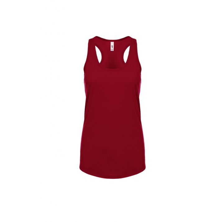 Ladies' Ideal Racerback Tank Cardinal N1533