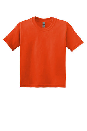 Gildan® Youth DryBlend® 50 Cotton/50 Poly T-Shirt. 8000B ORANGE