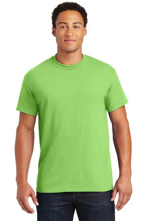 DryBlend® 50 Cotton/50 Poly Unisex T-Shirt. LIME 8000