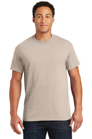 DryBlend® 50 Cotton/50 Poly Unisex T-Shirt. SAND 8000