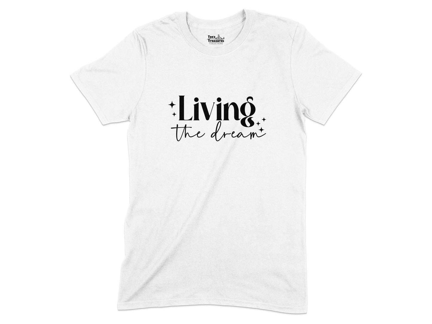 Living the Dream Graphic Tee Shirt product type