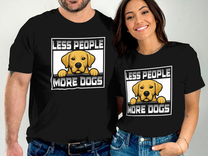 Less People More Dogs Graphic T-shirt product type