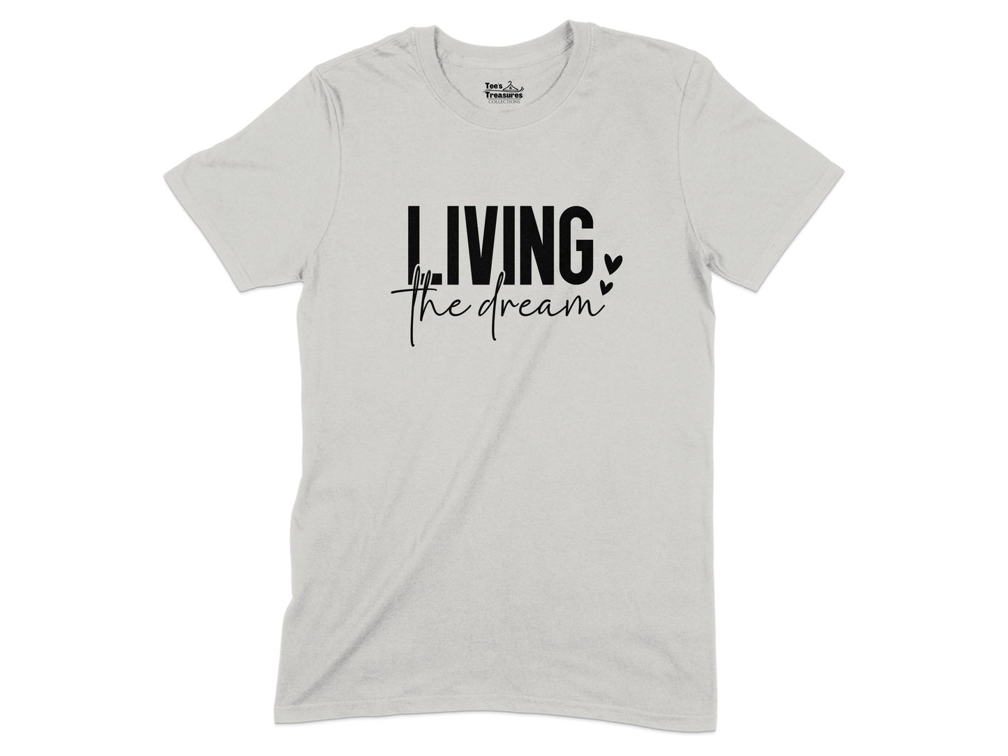 Living the dream graphic t-shirt product