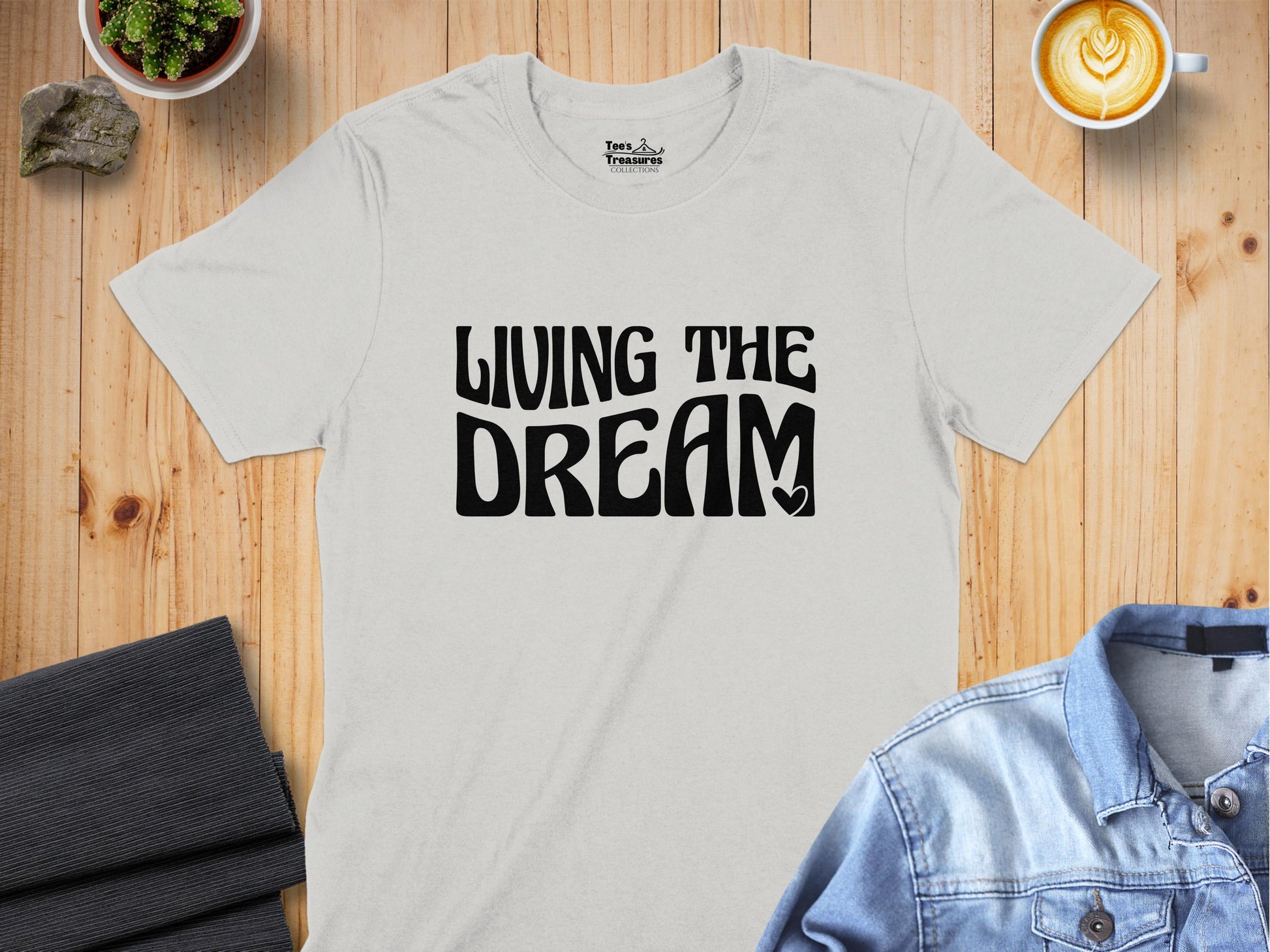 Living The Dream Stylish Casual T-shirt product