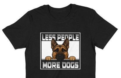 Less People More Dogs Graphic T-shirt product type