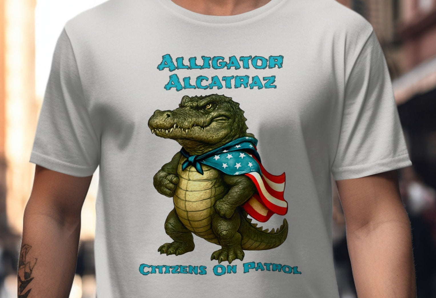 Alligator Alcatraz Citizens On Patrol T-shirt product