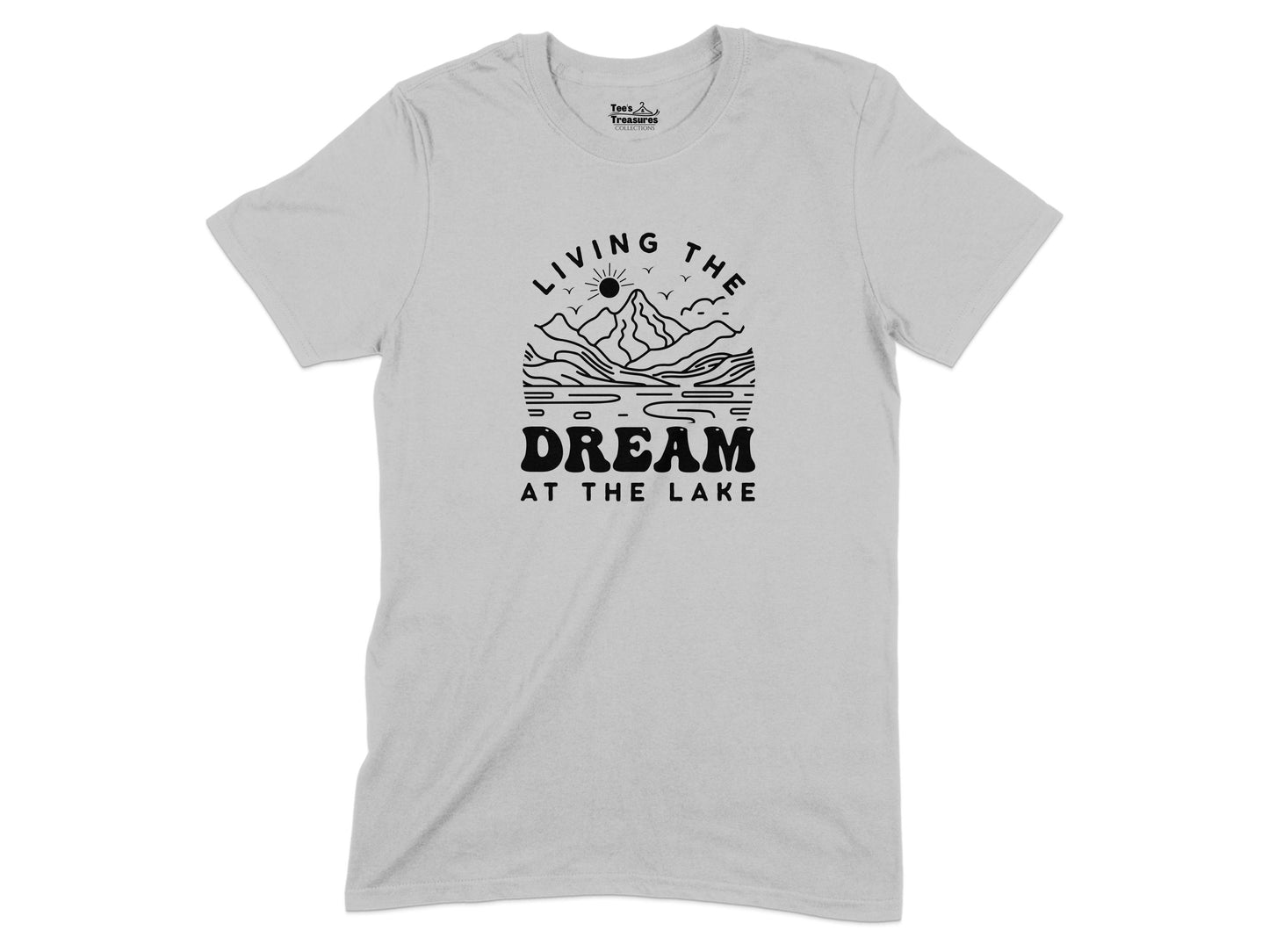 Living The Dream At the Lake Graphic T-Shirt product type