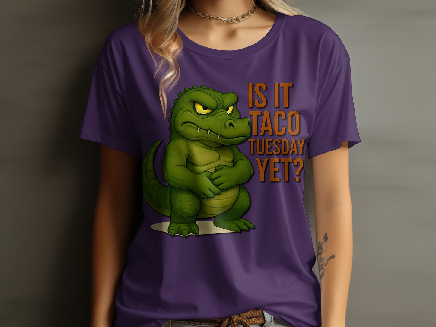 Is It Taco Tuesday Yet Dinosaur Graphic Tee product type