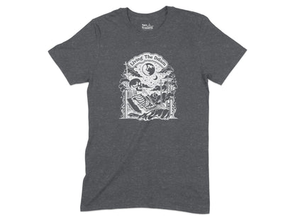 Living The Dream Skeleton Logo Shirt product type