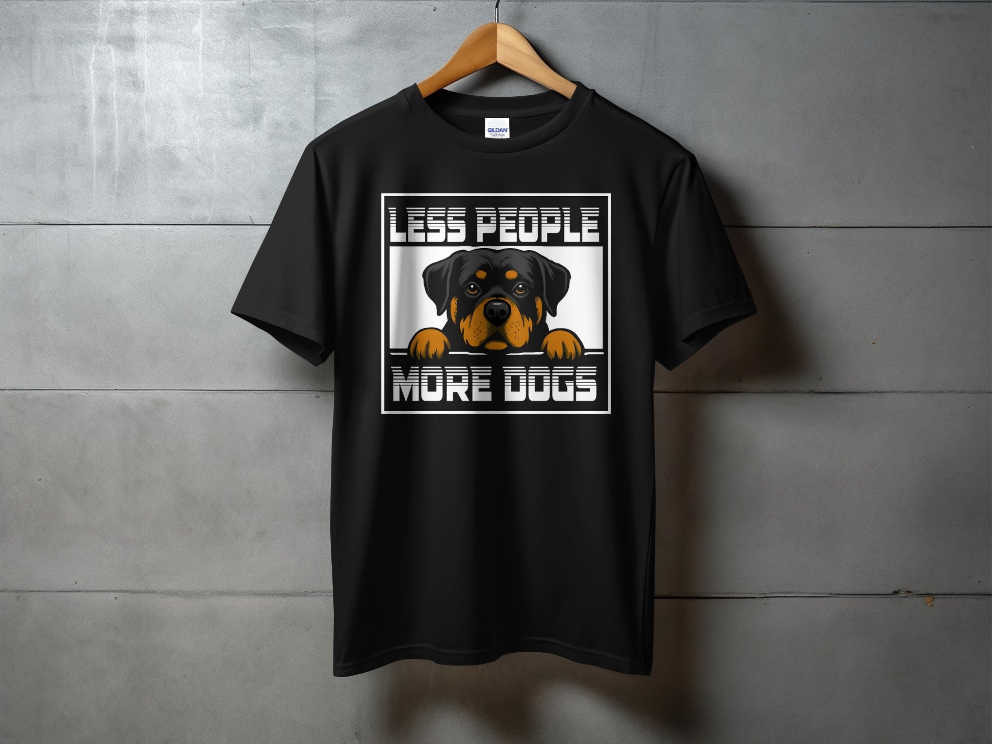 Less People More Dogs Graphic T-Shirt product