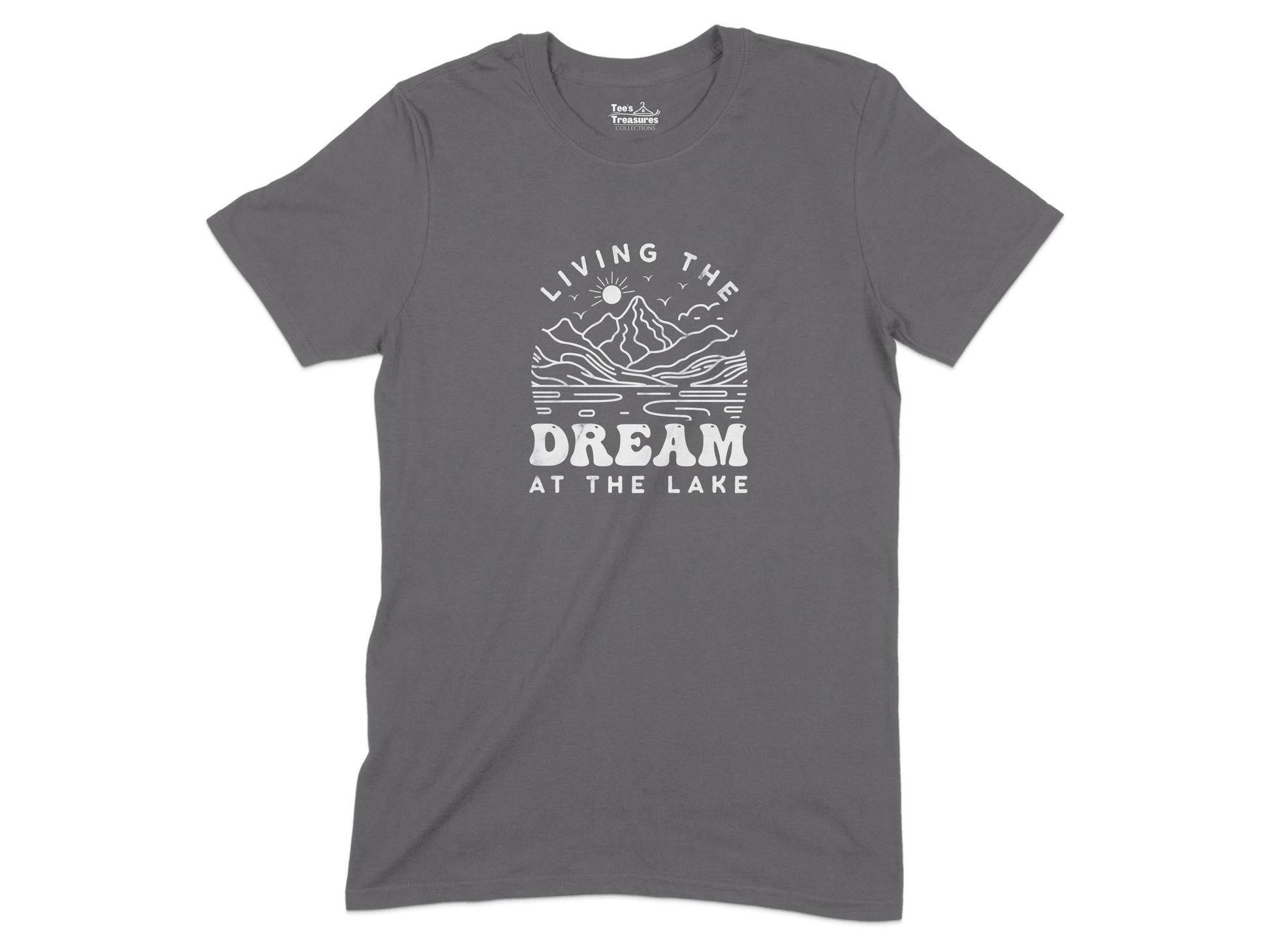 Living the Dream At the Lake Graphic Tee Shirt product
